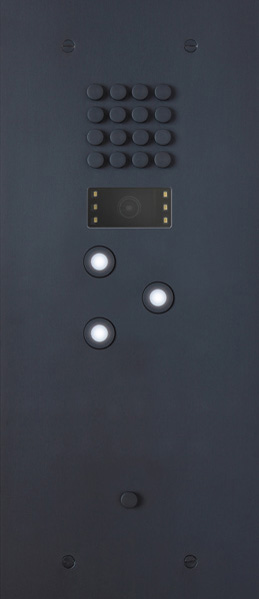 Wizard Bronze mat IP 3 buttons small and color cam